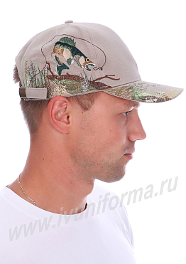 Бейсболка с логотипом - вышивкой унисекс арт. ОР-12-08-ГР