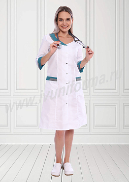 Халат медицинский женский арт. М-20-31-ТС